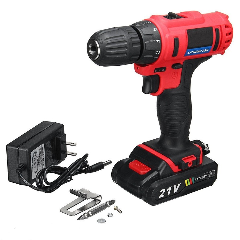 21V Cordless Drill Rechargeable Electric Drill