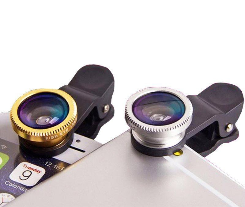3 in 1 Fish eye Lens selfie Wide Angle