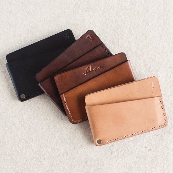 3 Pocket Minimal Leather Wallet