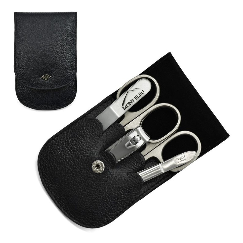 5-piece Premium Manicure Set in Leather Case