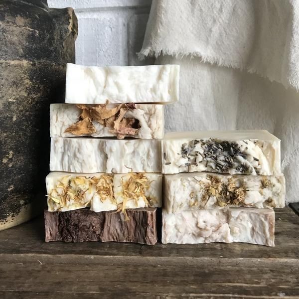 8 Handmade Castile Bar Soaps