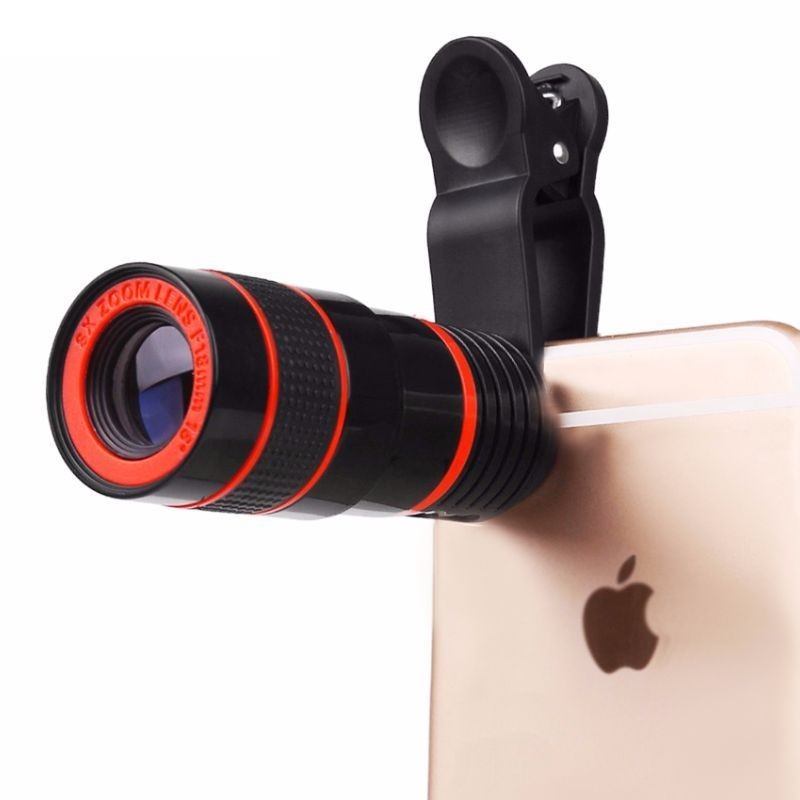 8x Zoom Camera Lens and Clip