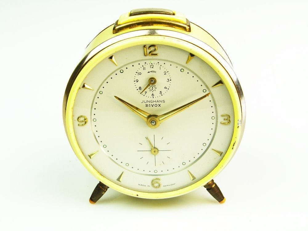 A DREAM  ALARM DESK CLOCK FROM JUNGHANS WITH BIVOX