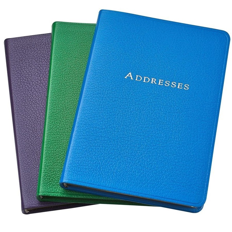 Address Book, Brights Leather