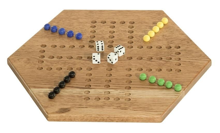 American Made Oak Aggravation Board Game
