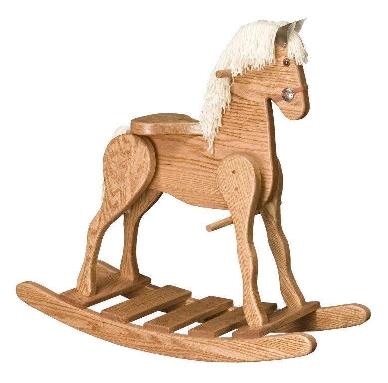 Amish Deluxe Medium Rocking Horse