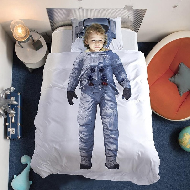 Astronaut 3D Duvet Cover Bedding Set