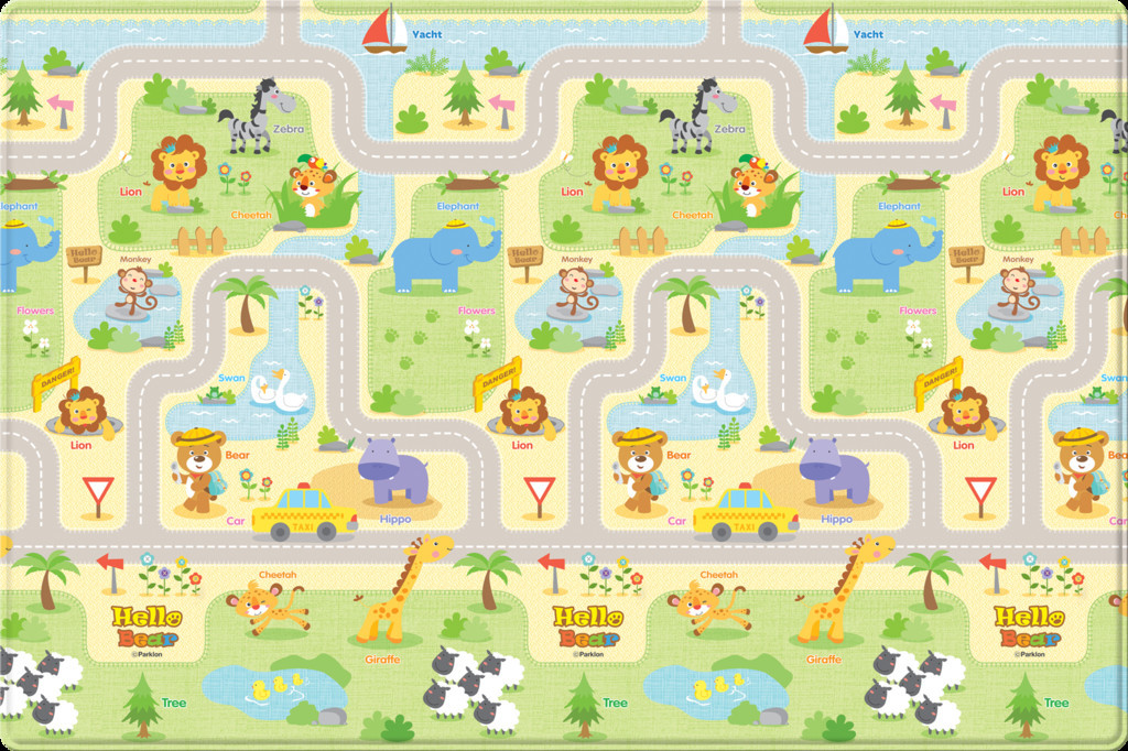 Baby Soft Play Mat - Hello Bear Smiletown