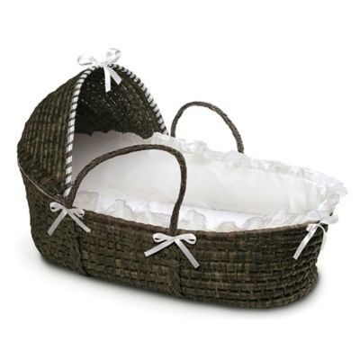 Badger Basket Maize Hooded Moses Basket