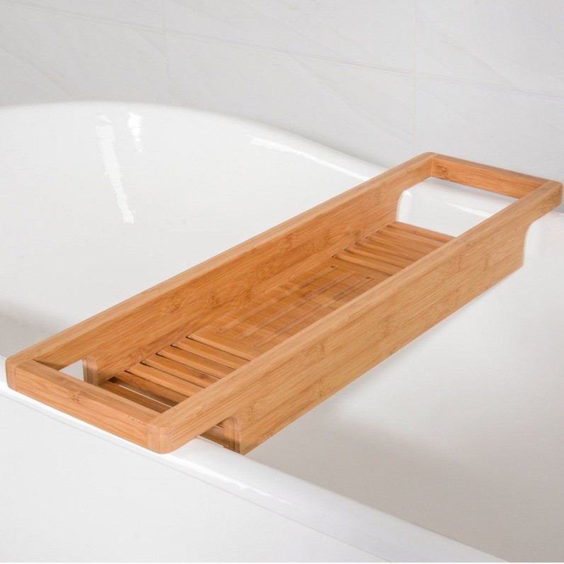 BAMBOO BATHTUB CADDY