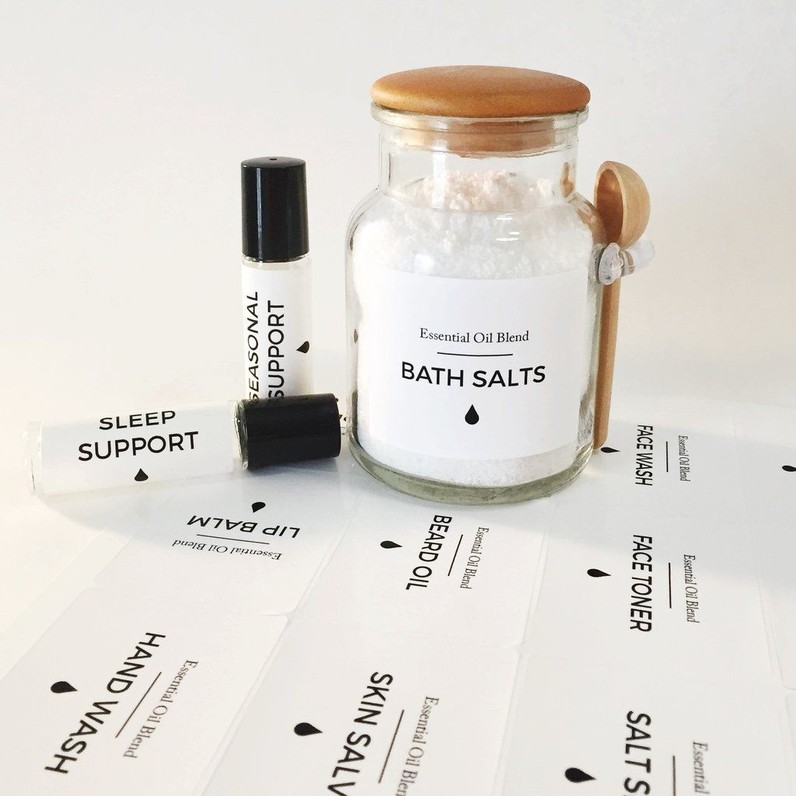 Basic Body Care Label Set