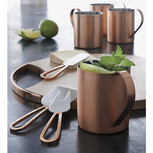 Beck Copper Hard Cheese Knife