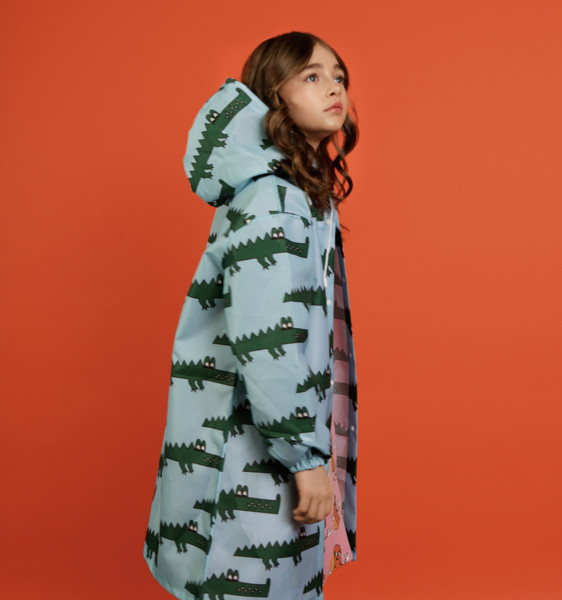 Blue Crocodile Raincoat