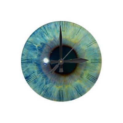 Blue Eye Wall Clocks