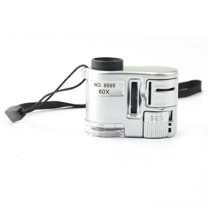 Brand New Mini Lens 60X Pocket Magnifier Microscope