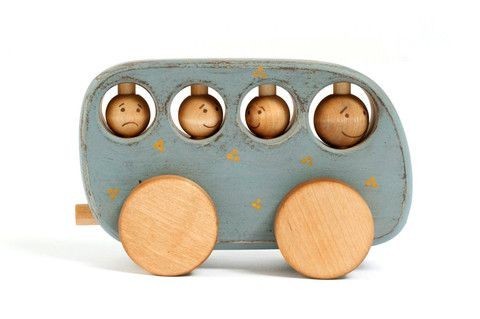 Bus Push Toy