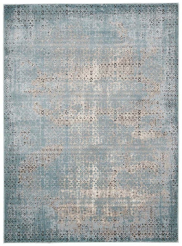 Buy Karma Rug in Blue design