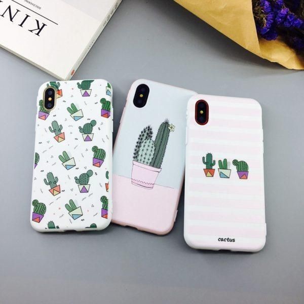 Cactus Cartoon Phone case for Iphone