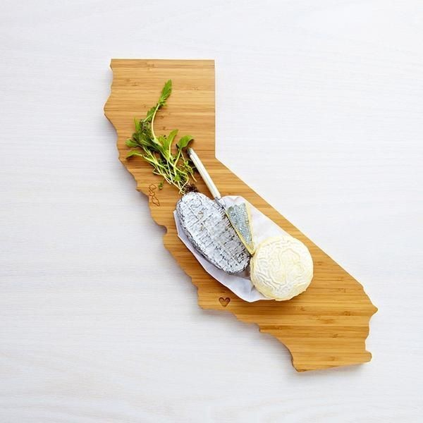 California State Shaped Cutting Board