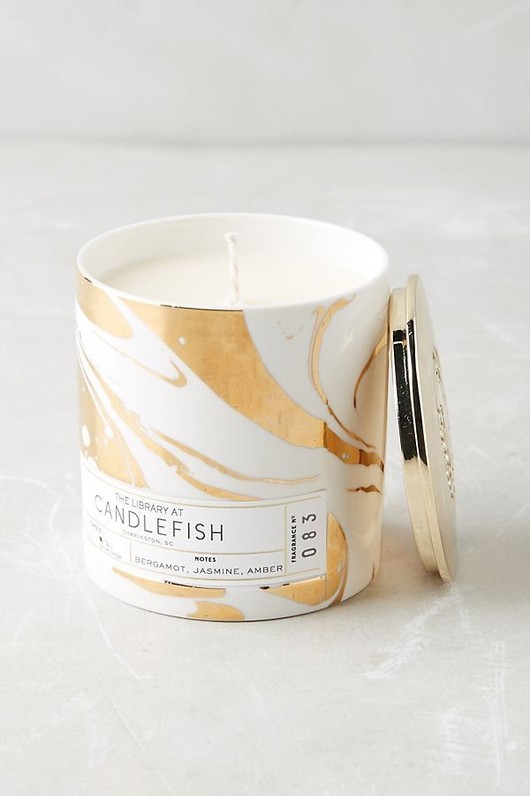Candlefish Ceramic Candle