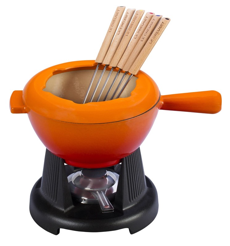 Cast Iron Fondue Set
