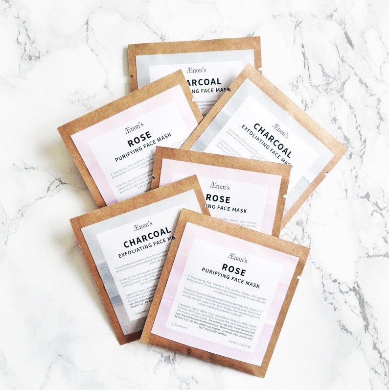 CHARCOAL + ROSE - Face Mask Set