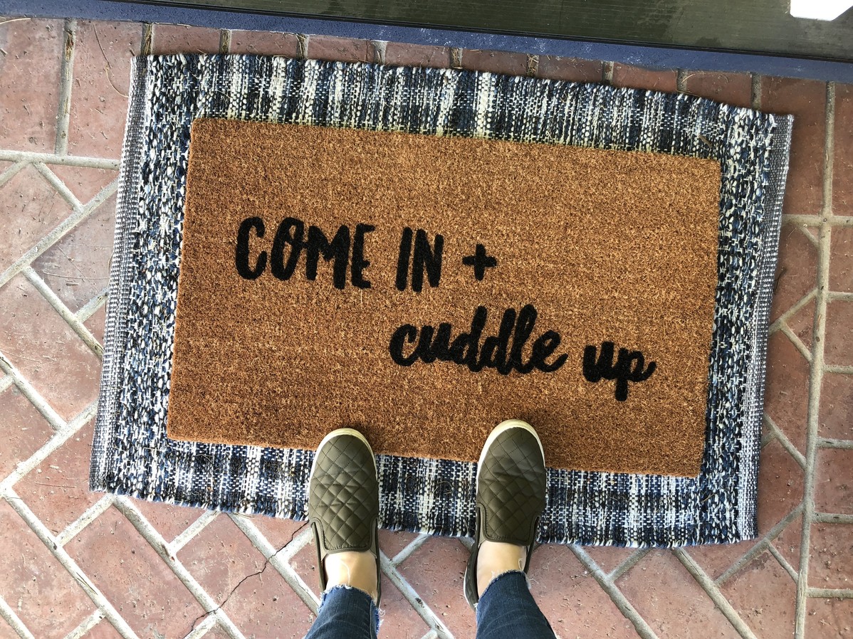 Come In and Cuddle Up Doormat