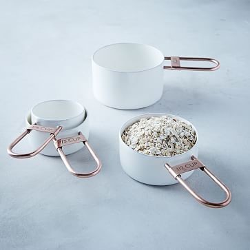 Copper + Enamel Measuring Cups