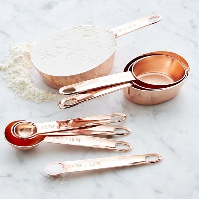 Copper Nesting Measuring Cups & Spoons