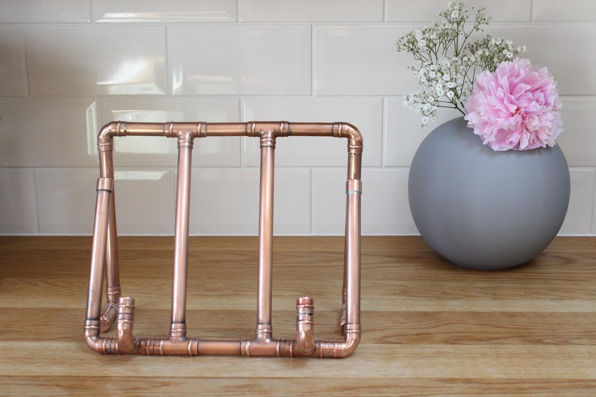 Copper Recipe Book Stand