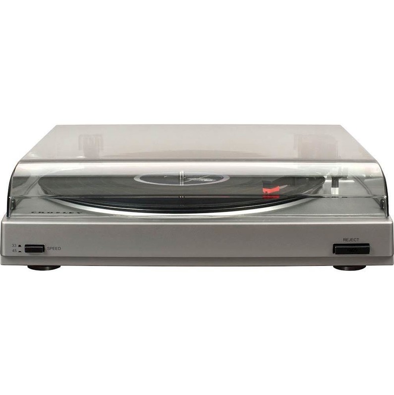 Crosley - T200 Hi-Res Turntable - Silver