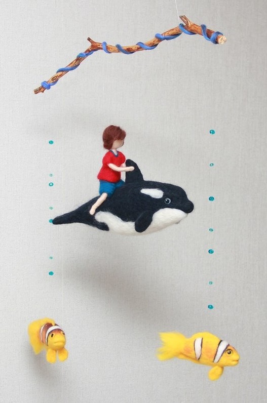 custom boy nursery mobile