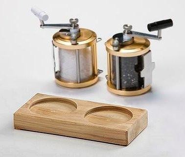 Deep Sea Fishing Reel Salt & Pepper Grinder Set