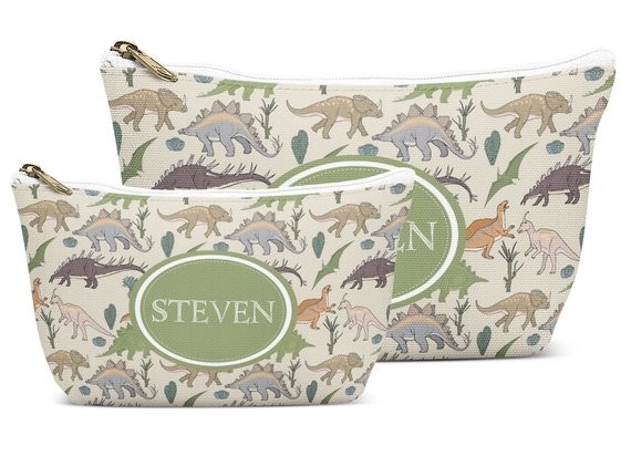 Dinosaur personalized pencil case