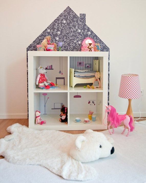 Dollhouse wall stickers suitable