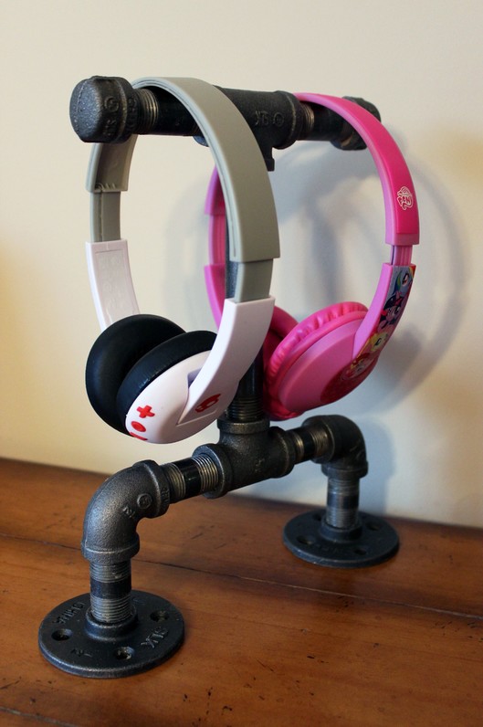 Double Headphone Stand Holder