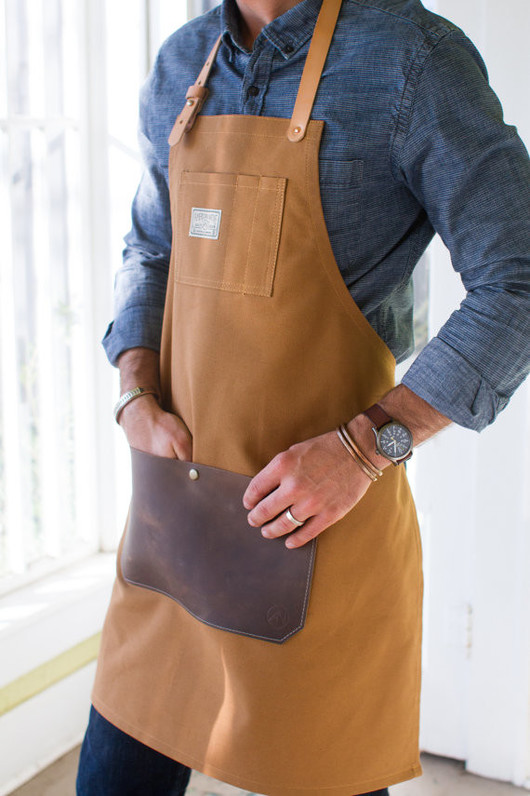 Duck Canvas & Leather Apron - Made in U.S.A.