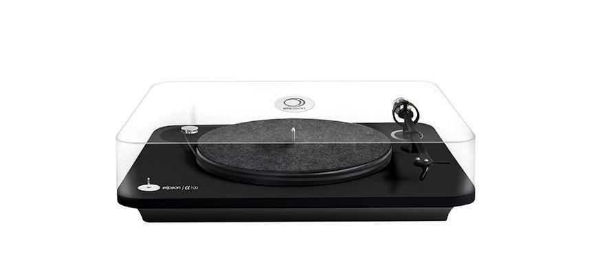 Elipson Alpha 100 Turntable (Matt Black)