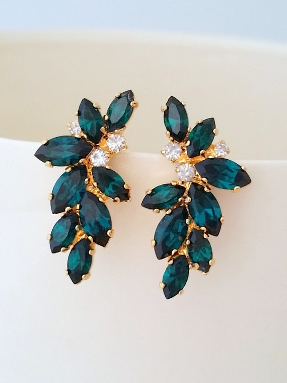 Emerald earrings