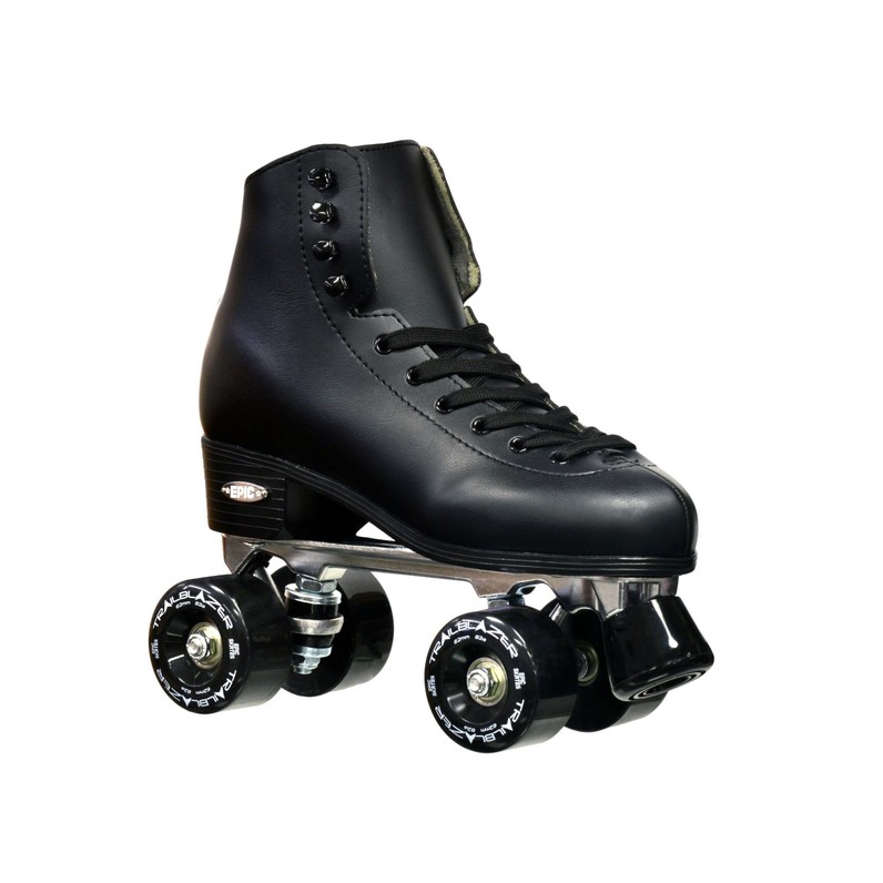 Epic Classic Mens Black High-Top Quad Roller Skates