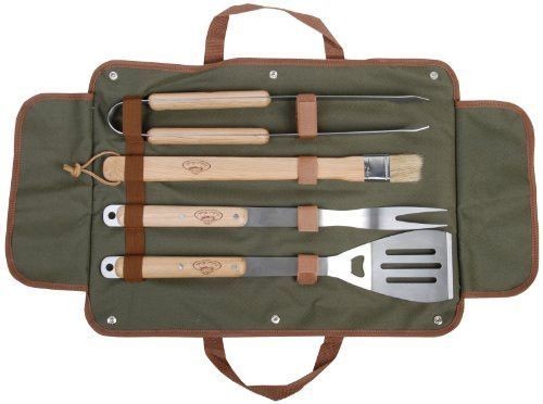 Esschert Design BBQ Tool Set with Canvas Bag