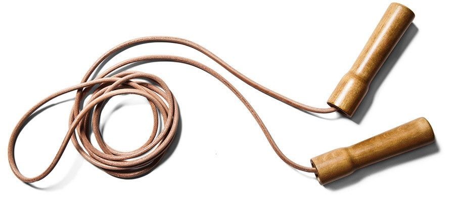 European-Made Leather Jump Rope