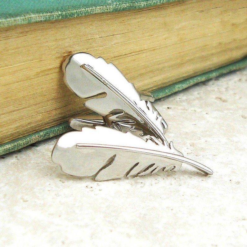 Feather Cufflinks