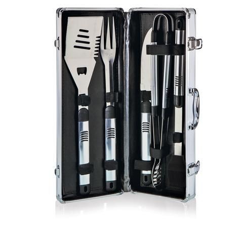 Fiero 5-Pc Aluminum Case BBQ Grill Tool Kit