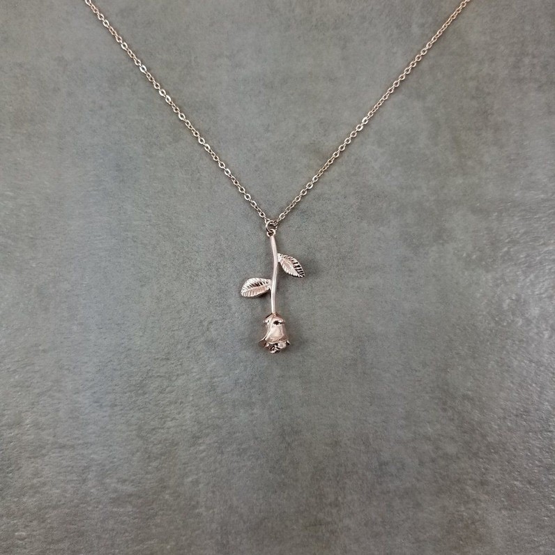 Flower Rose Necklace