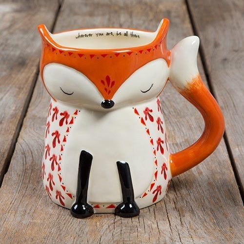 Folk Critter Fox Mug