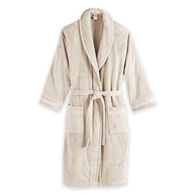 Frette At Home Milano Terry Bathrobe In Ivory