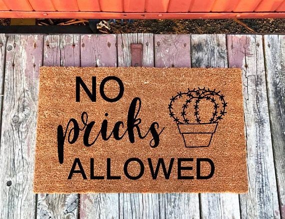 Funny Doormat, Cactus