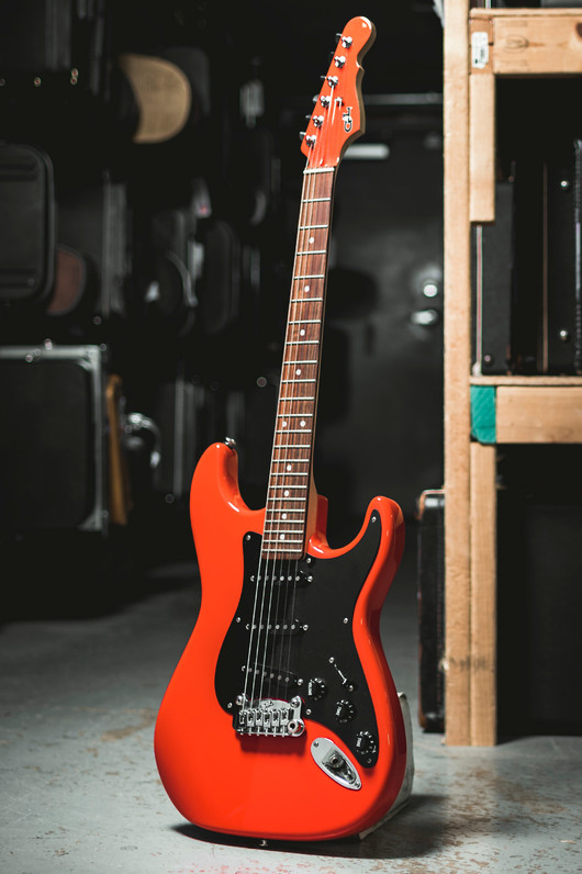 G&L Detroit Muscle Series USA Legacy Fullerton Red