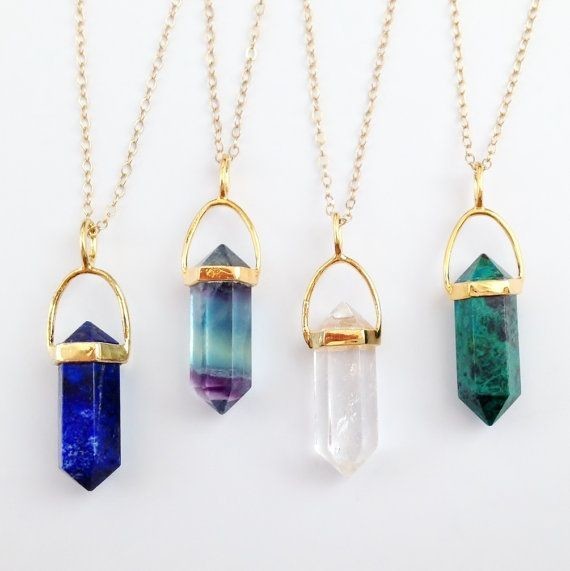 Gemstone Point Necklace